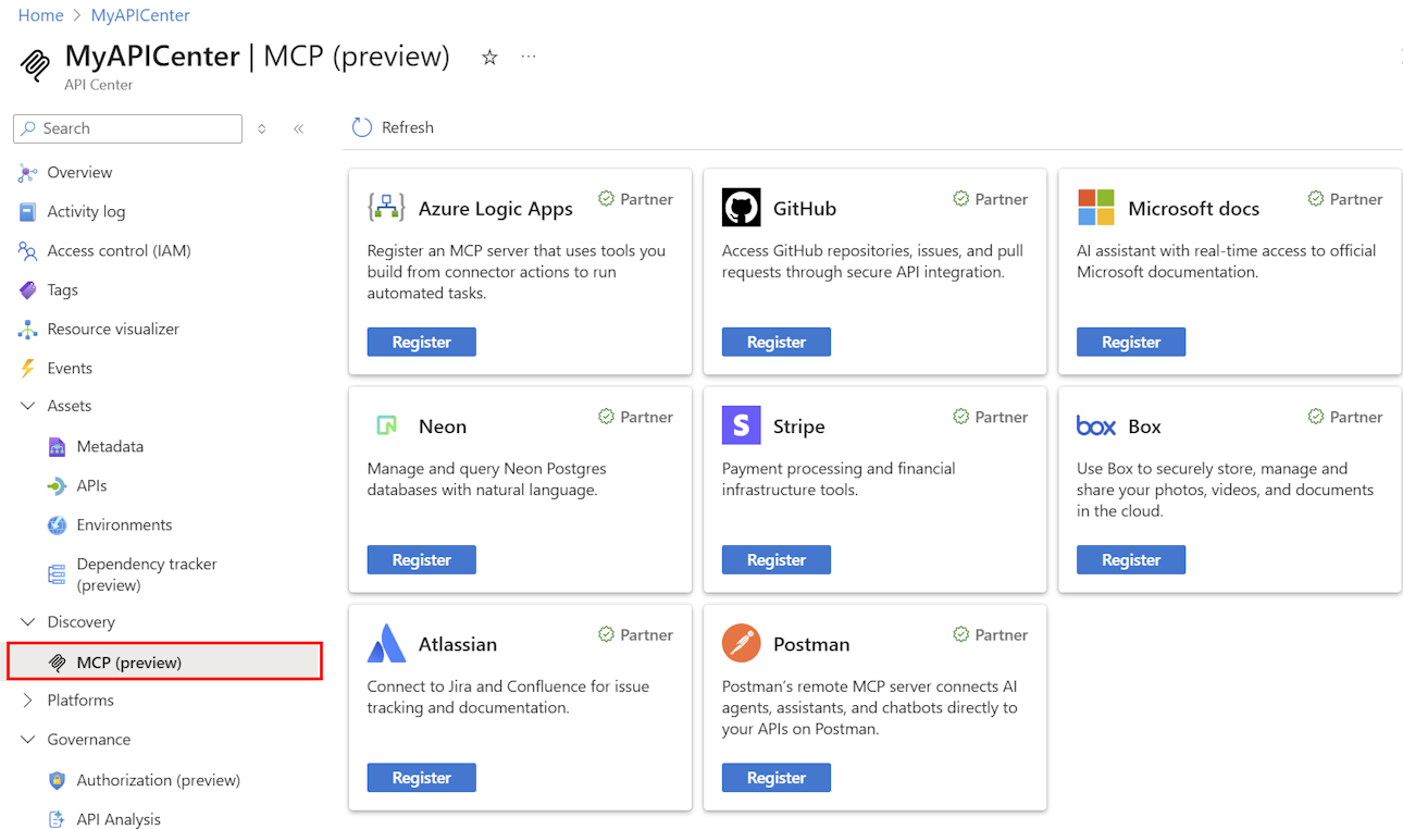 mcp-registry-api-center